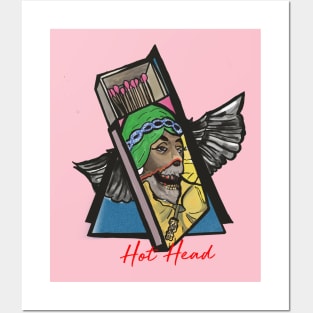 Hot head by @jonnytats510 Posters and Art